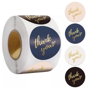 Brand new Thank you circle sticker 500pcs roll